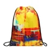 14" X 17" Dye-Sublimated Drawstring Backpack (Ocean) | https://www.bestnamebadges.com