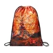 14" X 17" Dye-Sublimated Drawstring Backpack (Ocean) | https://www.bestnamebadges.com