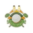 Soft Enamel Golf Hat Clips 1"-1.5" | https://www.bestnamebadges.com