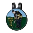 Soft Enamel Golf Hat Clips 1"-1.5" | https://www.bestnamebadges.com