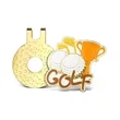 Hard Enamel Golf Hat Clips 1"-1.5" | https://www.bestnamebadges.com