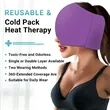 Soothing Headache Hat Ice Pack Mask | https://www.bestnamebadges.com