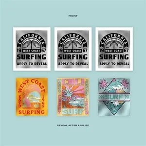 3" x 3" Custom Reveal Temporary Tattoo