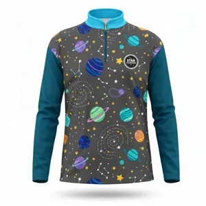 Full Color Unisex Quarter Zip Pullover