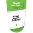 Folding Fan - Good Nutrition | https://www.bestnamebadges.com