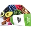 Folding Fan - Good Nutrition | https://www.bestnamebadges.com