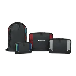 American Tourister® Zoom Turbo 4 Piece Packing Cube Set | https://www.bestnamebadges.com