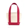 Petite Canvas Tote | https://www.bestnamebadges.com