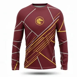 Full Color Birdseye Mesh Long Sleeve T-Shirt (Unisex)