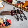 BOSKA® Cheese Knife Set Monaco+ Dark | https://www.bestnamebadges.com