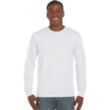 Gildan Ultra Cotton Classic Fit Adult Long Sleeve T-Shirt | https://www.bestnamebadges.com