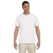 Gildan Ultra Cotton Pocket Tee - White/Neutral | https://www.bestnamebadges.com