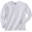 Gildan Youth Ultra Cotton Long Sleeve Tee - Light/Heather | https://www.bestnamebadges.com