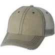 Mega Cap - Herringbone Unstructured Trucker Hat | https://www.bestnamebadges.com