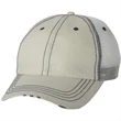 Mega Cap - Herringbone Unstructured Trucker Hat | https://www.bestnamebadges.com