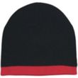 Knit Beanie with Stripes | https://www.bestnamebadges.com