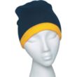 Knit Beanie with Stripes | https://www.bestnamebadges.com