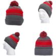 Knit Beanie with Pom-Pom | https://www.bestnamebadges.com