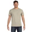 Hanes 4.5 oz. 100% Ringspun Cotton Nano T-Shirt with Pocket | https://www.bestnamebadges.com