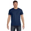 Hanes 4.5 oz. 100% Ringspun Cotton Nano T-Shirt with Pocket | https://www.bestnamebadges.com