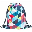 RUSH - Drawstring Backpack full color sublimated cinch bag | https://www.bestnamebadges.com