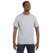 Hanes Authentic Tagless Tee - Light/Heather | https://www.bestnamebadges.com