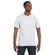 Hanes Authentic Tagless Tee - White/Neutral | https://www.bestnamebadges.com