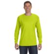 Hanes Long Sleeve Beefy-T - Dark/Color | https://www.bestnamebadges.com