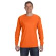 Hanes Long Sleeve Beefy-T - Dark/Color | https://www.bestnamebadges.com