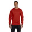Hanes Long Sleeve Beefy-T - Dark/Color | https://www.bestnamebadges.com