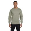 Hanes Long Sleeve Beefy-T - Dark/Color | https://www.bestnamebadges.com