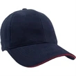 Heavyweight Washed Brushed Twill Sandwich Cap | https://www.bestnamebadges.com