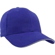 Heavyweight Washed Brushed Twill Sandwich Cap | https://www.bestnamebadges.com