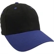 Heavyweight Washed Brushed Twill Cap - Two Tone | https://www.bestnamebadges.com
