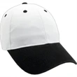 Heavyweight Washed Brushed Twill Cap - Two Tone | https://www.bestnamebadges.com