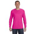 Jerzees 50/50 Long Sleeve Tee - Dark/Color | https://www.bestnamebadges.com