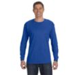 Jerzees 50/50 Long Sleeve Tee - Dark/Color | https://www.bestnamebadges.com