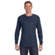 Jerzees 50/50 Long Sleeve Tee - Dark/Color | https://www.bestnamebadges.com