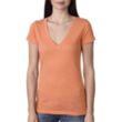 Next Level Ladies' Triblend Deep V-Neck Tee | https://www.bestnamebadges.com