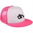 Flat Bill Trucker Cap | https://www.bestnamebadges.com