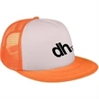 Flat Bill Trucker Cap | https://www.bestnamebadges.com