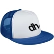 Flat Bill Trucker Cap | https://www.bestnamebadges.com