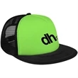 Flat Bill Trucker Cap | https://www.bestnamebadges.com