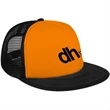 Flat Bill Trucker Cap | https://www.bestnamebadges.com
