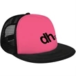 Flat Bill Trucker Cap | https://www.bestnamebadges.com