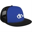 Flat Bill Trucker Cap | https://www.bestnamebadges.com