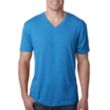 Next Level Men's Tri-Blend V-Neck Tee | https://www.bestnamebadges.com