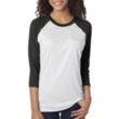 Next Level Unisex Triblend 3/4 Sleeve Raglan Tee | https://www.bestnamebadges.com