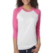 Next Level Unisex Triblend 3/4 Sleeve Raglan Tee | https://www.bestnamebadges.com