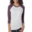 Next Level Unisex Triblend 3/4 Sleeve Raglan Tee | https://www.bestnamebadges.com